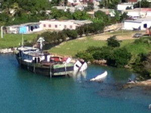 Antigua derelect boats