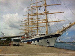 Barbados sailing ship