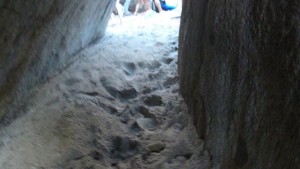 Virgin Gorda - entering the caves