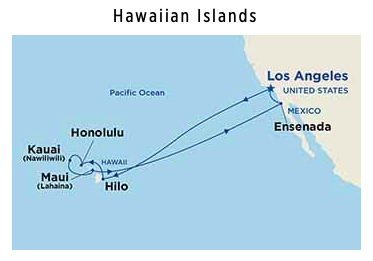 Hawaii Cruise Map